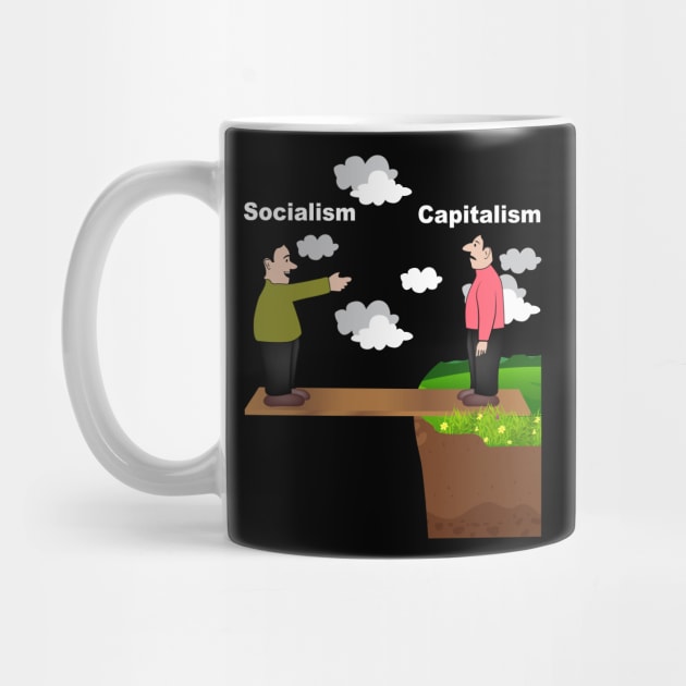 anti socialism communism capitalism political by Wirp